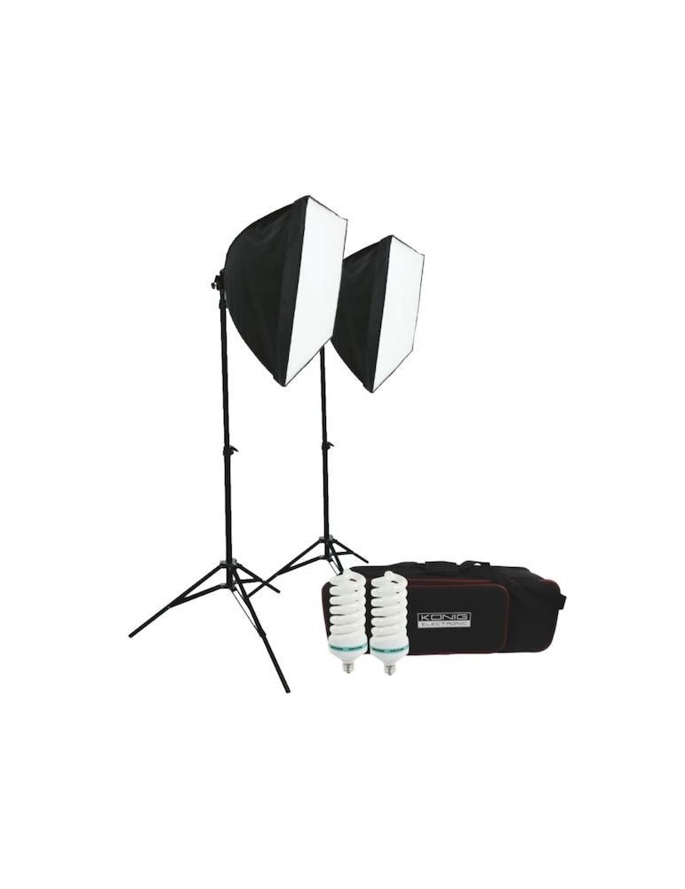 Studioset med fast ljus